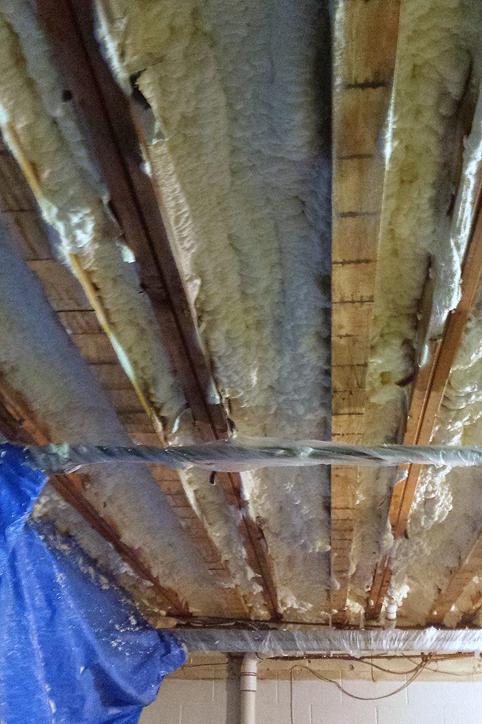 Spray Foam Insulation At Ceiling Joists Yr Architecture Design